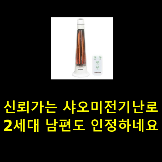 신뢰가는 샤오미전기난로2세대 남편도 인정하네요 신뢰가는 샤오미전기난로2세대 남편도 인정하네요