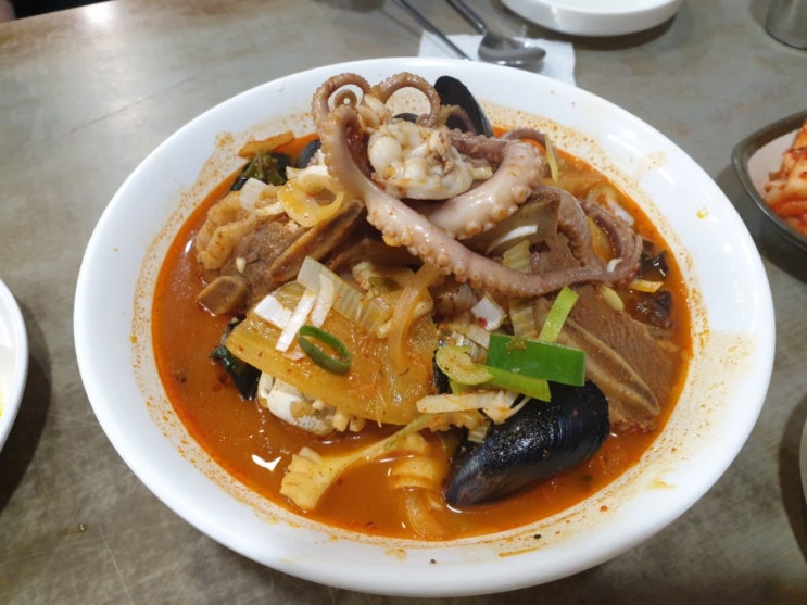  [전북 무주] 낙지 한 마리가 통째로!해물갈비짬뽕맛집 천마루