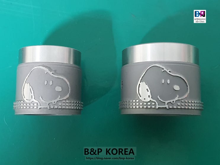  마스크금형 스누피 대형 덴탈마스크 롤러 가공