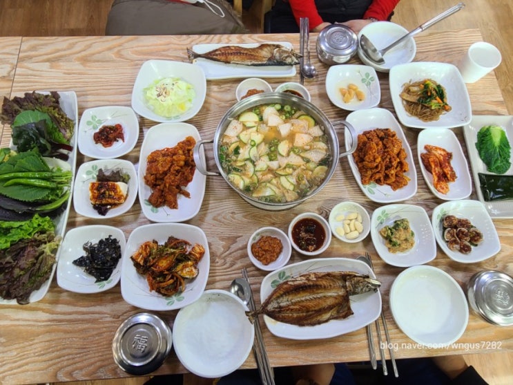  [울산 간절곶 맛집] 가성비 좋고 푸짐한 한상! 간절곶 '원사랑쌈밥'