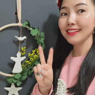  현관장식 도자기 모빌 키트 만들기