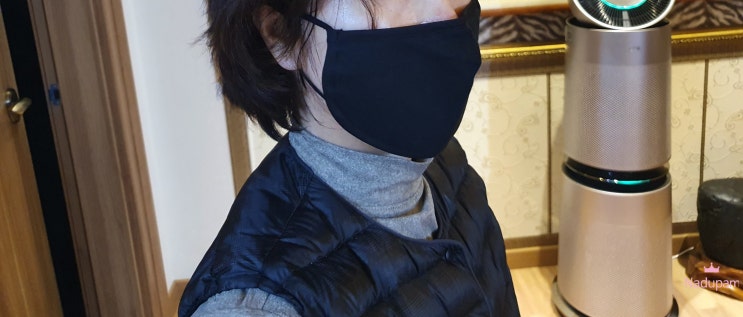  새부리형 린넨 필터교체형 면마스크 쾌적하네요