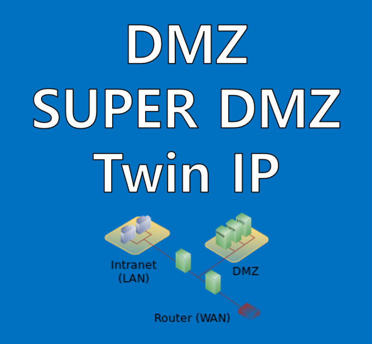 DMZ, Super DMZ, Twin IP 라우터 기능 공부