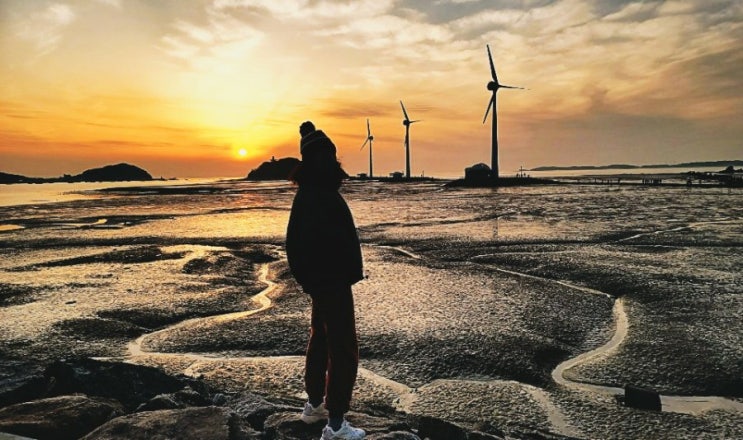 대부도 가볼만한 곳 탄도항 누에섬 일몰(서해 3대 일몰 명소)