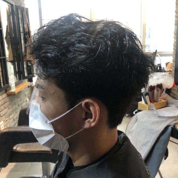  악성곱슬 볼륨매직 (부산 수영 미용실 광안동 미용실 광안리) 콘크리트헤어