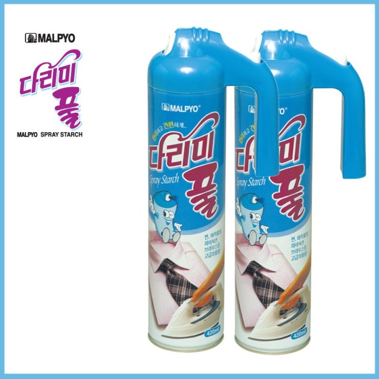 가성비 뛰어난 말표 다리미풀 고급의류용 Spray Starch 420ml, 2개 ··· 가성비 뛰어난 말표 다리미풀 고급의류용 Spray Starch 420ml, 2개 ···