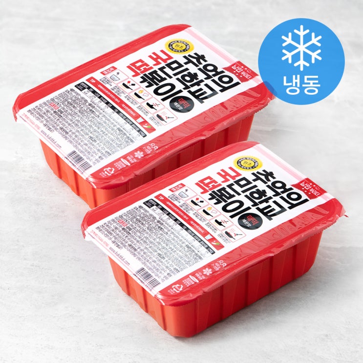 잘나가는 추억의 국민학교 떡볶이 매운맛 (냉동), 600g, 2개(로켓배송) ··· 잘나가는 추억의 국민학교 떡볶이 매운맛 (냉동), 600g, 2개(로켓배송) ···