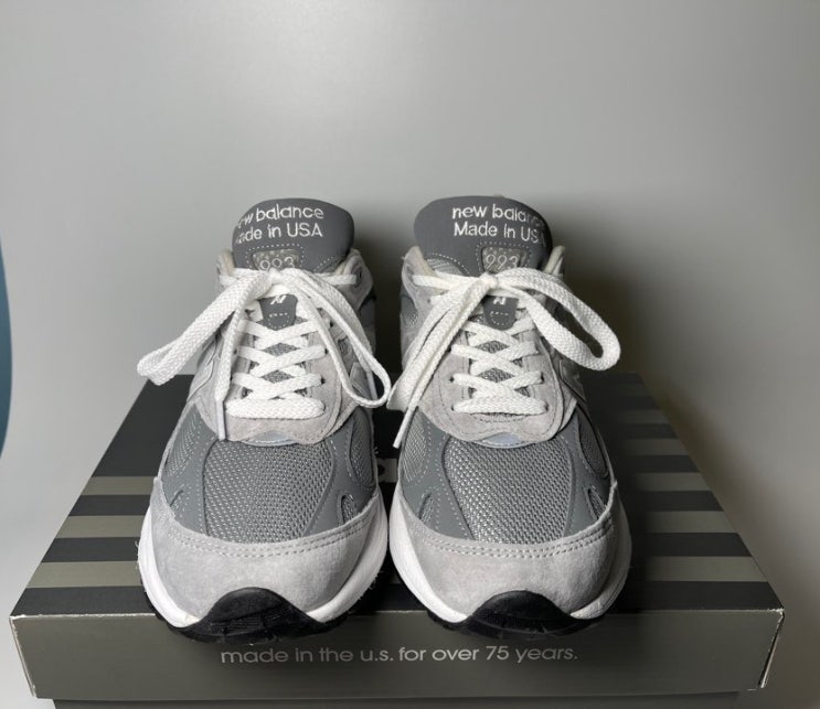 뉴발란스 993 그레이 D스탠다드 MIU MR993GL 무신사 솔드아웃 구매