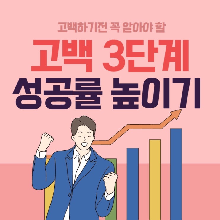 고백 3단계. 고백 성공률을 높이자. (짝사랑의 끝)