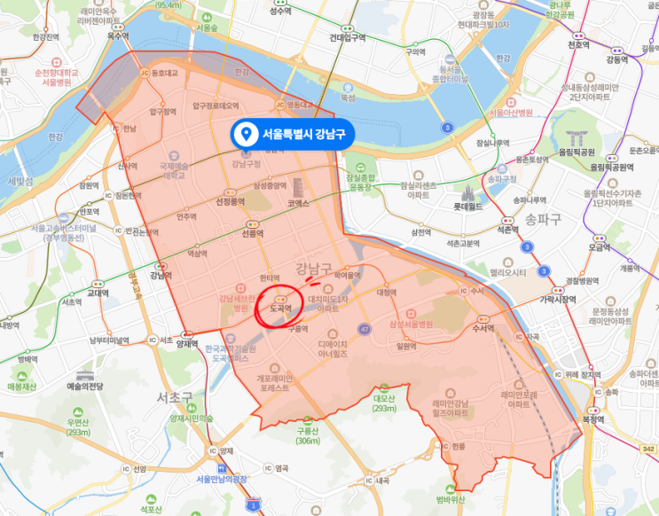  [서울] 강남구 도곡동 지역분석
