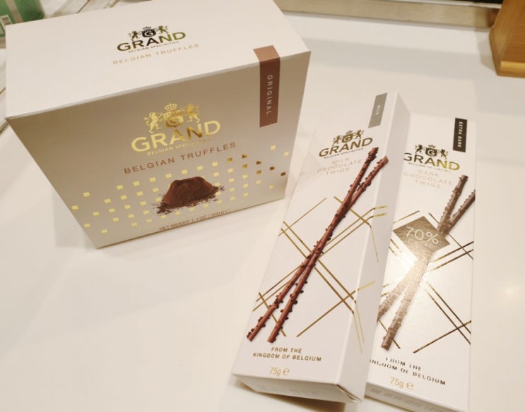  최애가 된 벨기에 초콜릿 'GRAND'