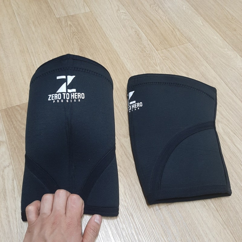 제로 투 히어로 니슬리브, 팔꿈치 보호대 사용해보다