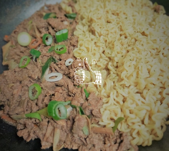  라면 불고기~라면과 불고기의 만남!