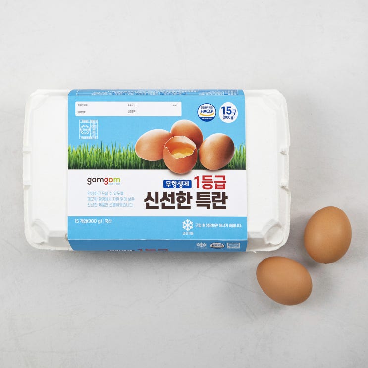 선호도 높은 곰곰 무항생제 1등급 신선한 특란 15구, 1개(로켓배송) 좋아요 선호도 높은 곰곰 무항생제 1등급 신선한 특란 15구, 1개(로켓배송) 좋아요