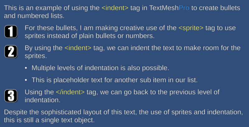 Simple HTML/MarkDown renderer for TextMeshPro? - Unity Forum