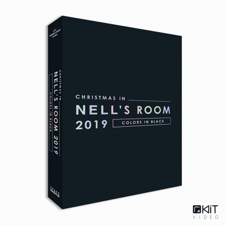 [키트비디오] 넬(NELL) ‘CHRISTMAS IN NELL’S ROOM 2019 &lt;COLORS IN BLACK&gt;키트 비디오 단독 판매