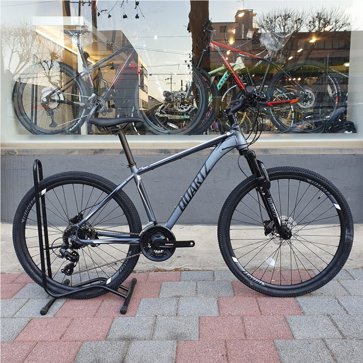  2021년 알톤 쿼츠 M24D 24단 27.5 MTB 자전거 시마노 가성비 입문용 서스펜션 투어니 유압식 추천