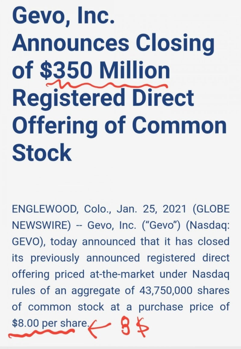 미국주식 GEVO 주가 및 전망 (친환경 바이오 에너지) : 네이버 블로그