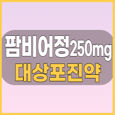  팜비어정250mg 대상포진등에 사용하는 항바이러스제 효능과 부작용 복용법 알아볼까요?