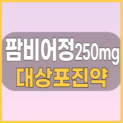 팜비어정250mg 대상포진등에 사용하는 항바이러스제 효능과 부작용 복용법 알아볼까요?