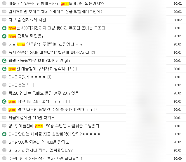  By해외주식갤러리[해주갤] 서학개미 vs 헤지펀드 게임스탁[GME주가]공매도 전쟁