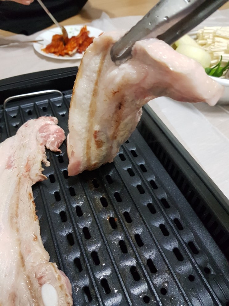 [집에서 고기굽기] 안방그릴:) 집에서 먹는 삼겹살 2번째 이야기~ 더덕&삼겹살