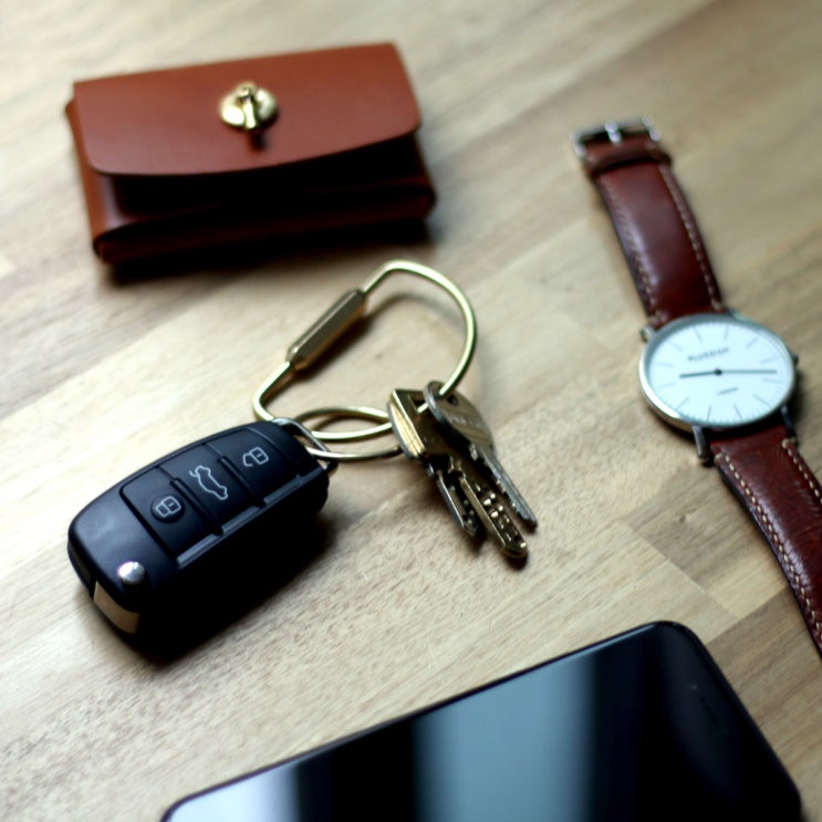  황동 6cm D링 열쇠고리 키링 자동차키링 Brass keyring