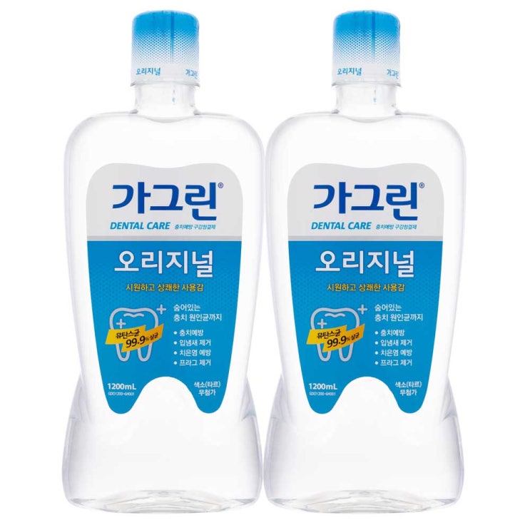 가성비갑 가그린 오리지널 구강청결제, 1200ml, 2개(로켓배송) 좋아요 가성비갑 가그린 오리지널 구강청결제, 1200ml, 2개(로켓배송) 좋아요