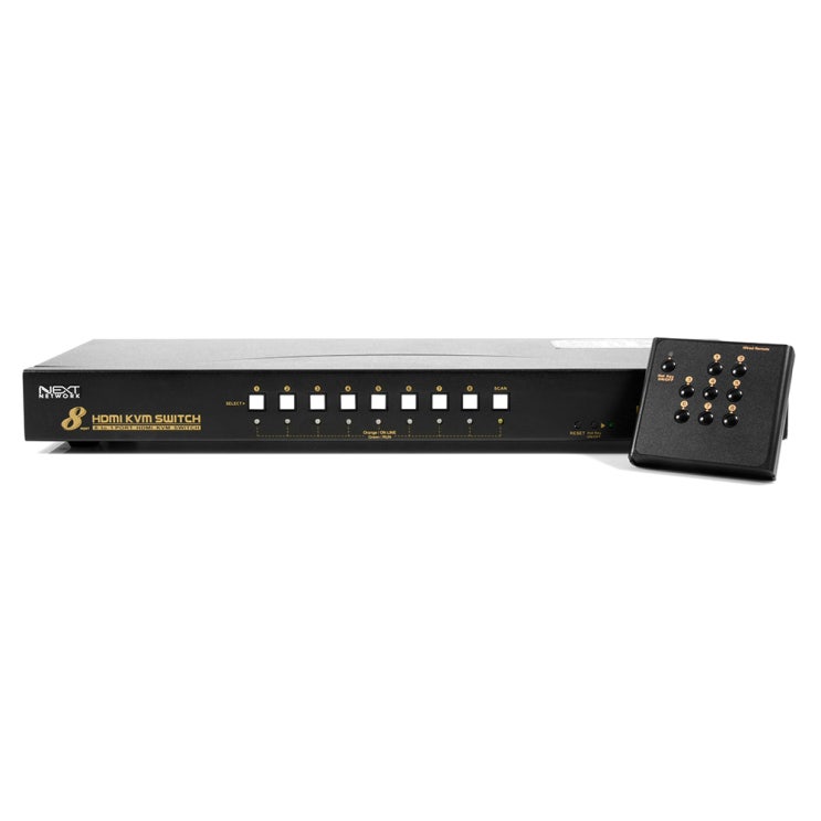 후기가 좋은 넥스트 4K HDMI 영상리피터 8포트 KVM 리모컨 스위치, NEXT-7018KVM-KP(로켓배송) ··· 후기가 좋은 넥스트 4K HDMI 영상리피터 8포트 KVM 리모컨 스위치, NEXT-7018KVM-KP(로켓배송) ···