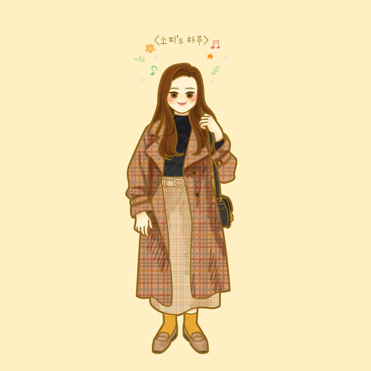  윤딩스튜디오 : 사진만 보내면 귀여운 일러스트로 재탄생! 프로필사진, 배경화면으로 딱이야