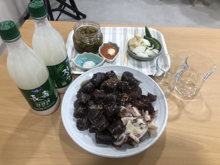  경주에서 올라 온 순대