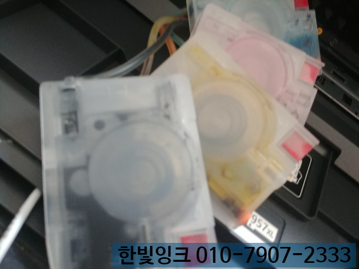 인천 연수동 HP7740 무한잉크 프린터 소모품시스템 문제 출장 수리 인천 연수동 HP7740 무한잉크 프린터 소모품시스템 문제 출장 수리