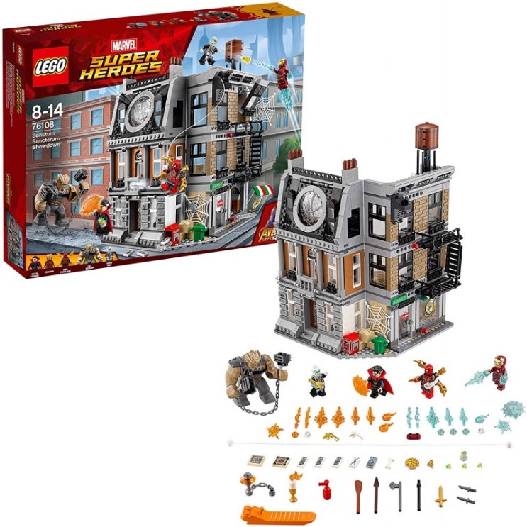 많이 팔린 레고 레고 (LEGO) 슈퍼 히어로즈 닥터 스트레인지의 신성한 관에서의 전투 76108 추천해요