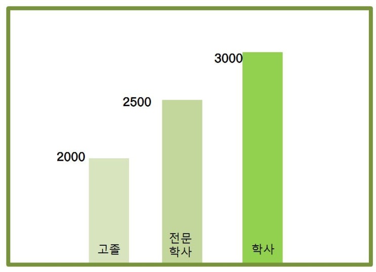 개발자 고졸 대졸 연봉 차이