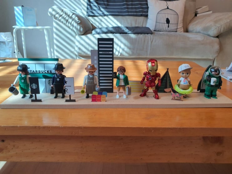  스타벅스 플레이모빌 풀세트 완성한척 하는 후기!