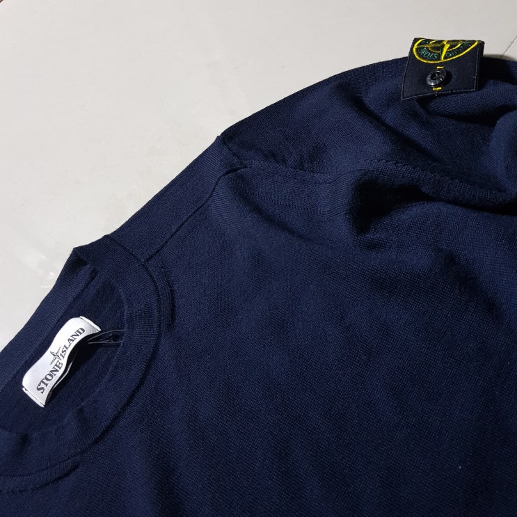  [STONE ISLAND] 스톤 아일랜드 네이비 니트 리뷰 / 오케이몰 정품인증 하기