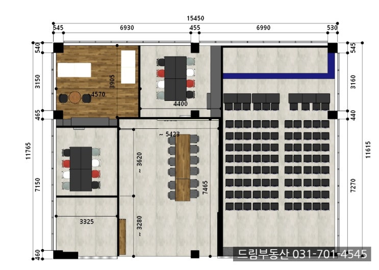  성남시청 앞 사무실, 여수동사무실70평, 8000/450, 인테리어 굿, 야탑부동산