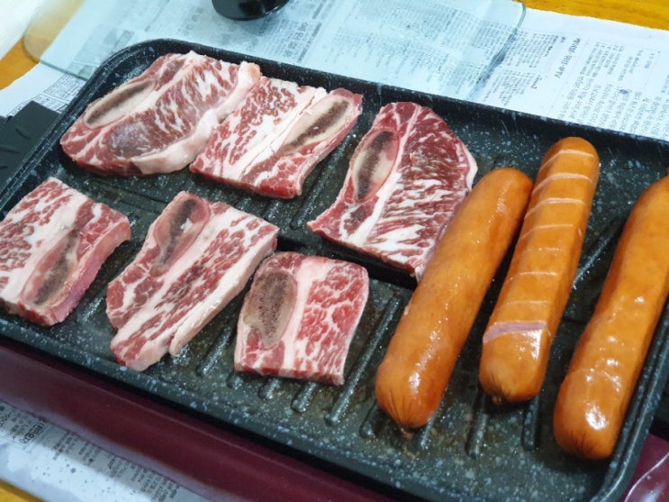  [오늘 뭐 먹지?] 갈비와 소세지