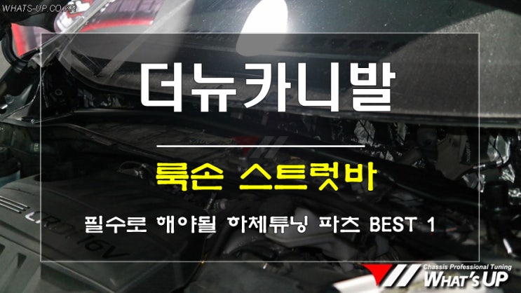  인천 자동차 하체튜닝/ 안전한 운행을 위한 더뉴카니발의 필수~ 룩손 스트럿바 장착