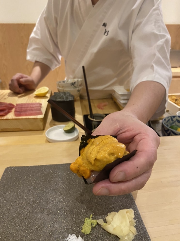  청담맛집 디너 카운터 오마카세 “스시코우지”