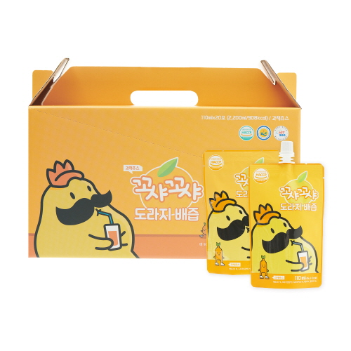 의외로 인기있는 꼬샤꼬샤 도라지 배즙 스탠딩 파우치 타입, 110ml, 20개입(로켓배송) ··· 의외로 인기있는 꼬샤꼬샤 도라지 배즙 스탠딩 파우치 타입, 110ml, 20개입(로켓배송) ···