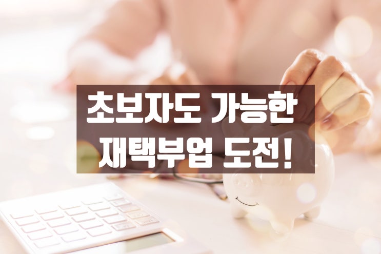 초보자도 가능한 재택부업 도전, 나이,경력,학력 상관없이 하루 1시간 월 50만 원,STYLEC