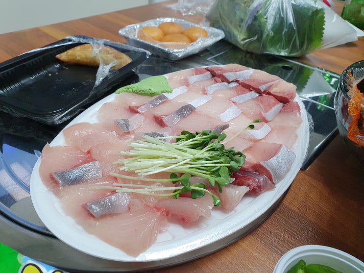  면목역 동원시장 회 맛집 포장전문 바다먹거리 횟집