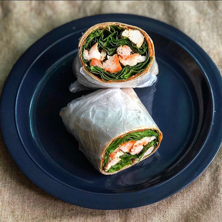  다이어트 요리 추천, 통밀또띠아로 맛있게 닭가슴살 요리 해먹기 (야매요리~)