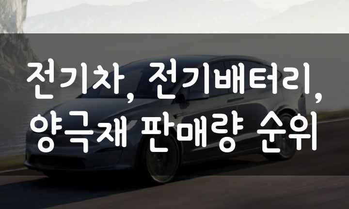 전기차 판매량, 전기배터리 출하량, 양극재 생산량 및 순위(2020년 통계) 전기차 판매량, 전기배터리 출하량, 양극재 생산량 및 순위(2020년 통계)