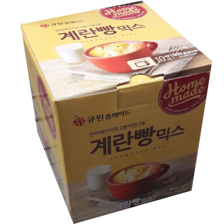 잘나가는 큐원 계란빵 계란빵믹스50g X10봉 즉석식품류, 10개입, 50g 좋아요 잘나가는 큐원 계란빵 계란빵믹스50g X10봉 즉석식품류, 10개입, 50g 좋아요