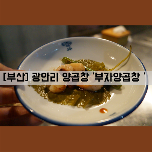 [광안리] 식사_ 광안리 양곱창 맛집 '부자양곱창'