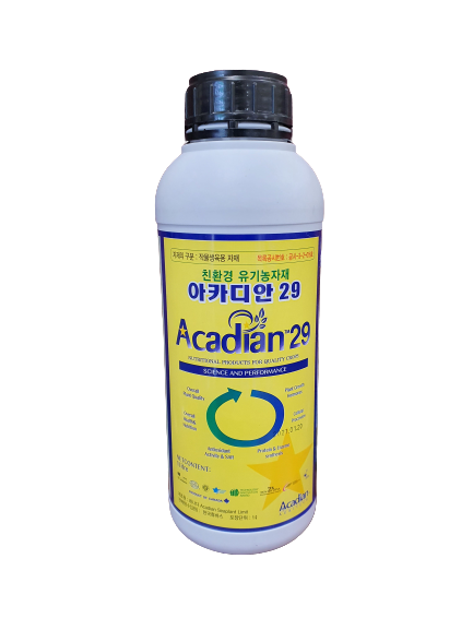 냉해예방 및 생육회복엔 친환경영양제 "아카디안29"