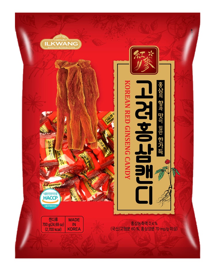 인기 많은 일광제과 고려홍삼캔디, 700g, 1개(로켓배송) 좋아요