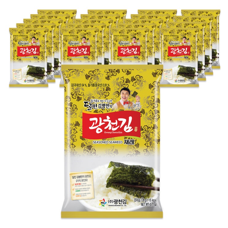 리뷰가 좋은 광천김 들기름을 발라 더 고소한 달인 김병만의 재래 전장김, 20g, 20개입(로켓배송) 추천해요 리뷰가 좋은 광천김 들기름을 발라 더 고소한 달인 김병만의 재래 전장김, 20g, 20개입(로켓배송) 추천해요